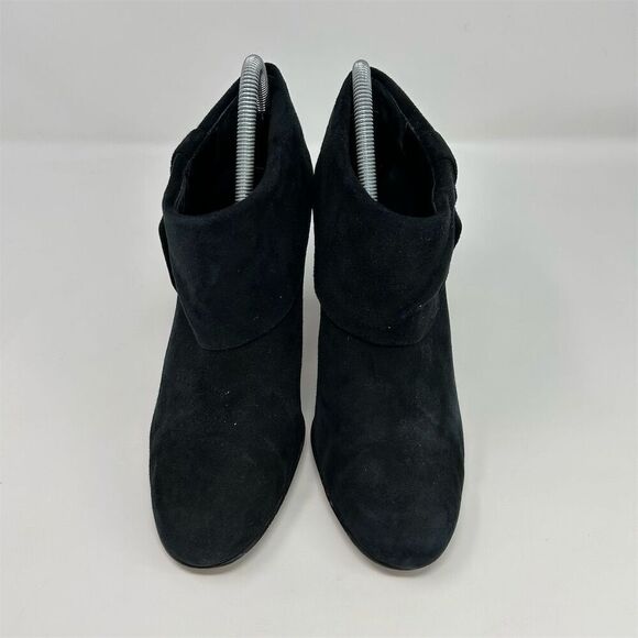 Kate Spade Women's Black Suede Ankle Boots Size 9.5M Bow Accent - Picture 4 of 13